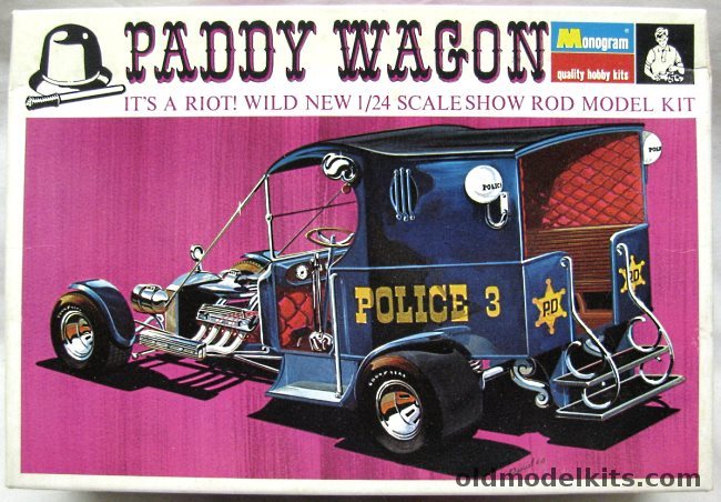 Monogram 1/24 Paddy Wagon Show Car by Tom Daniel, PC217-200 plastic model kit